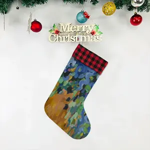 Blue Irises Christmas Gift Socks