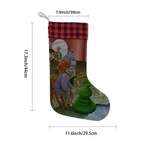 Along The Border Of Dream Christmas Gift Socks