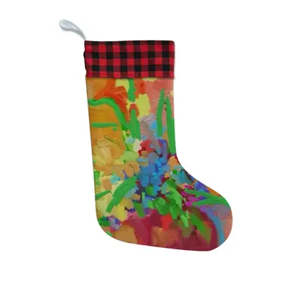 Digital Flowers Christmas Gift Socks