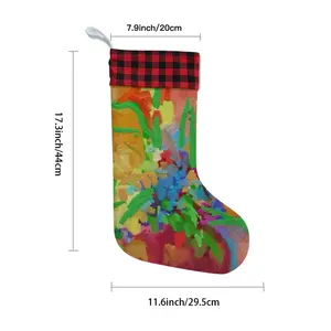 Digital Flowers Christmas Gift Socks