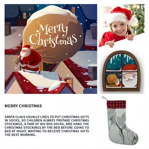 Grey Horse Christmas Gift Socks