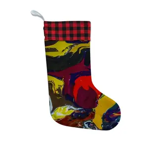 Running In Paint Christmas Gift Socks