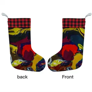 Running In Paint Christmas Gift Socks