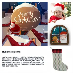 Red Green Christmas Gift Socks