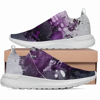 Men Basic Violet Laceless Popcorn Shoes