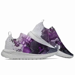 Men Basic Violet Laceless Popcorn Shoes