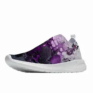 Men Basic Violet Laceless Popcorn Shoes