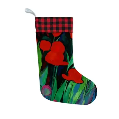 Red Tulips Christmas Gift Socks