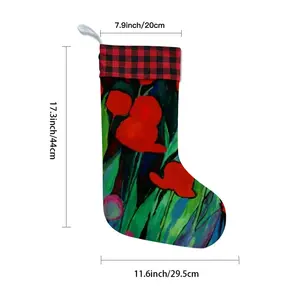 Red Tulips Christmas Gift Socks