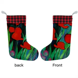 Red Tulips Christmas Gift Socks