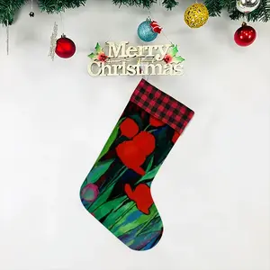 Red Tulips Christmas Gift Socks