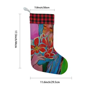 Girl With Tulips Christmas Gift Socks