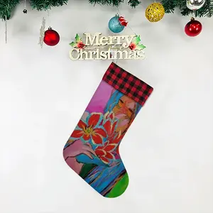 Girl With Tulips Christmas Gift Socks