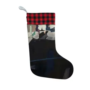 Black Christmas Gift Socks