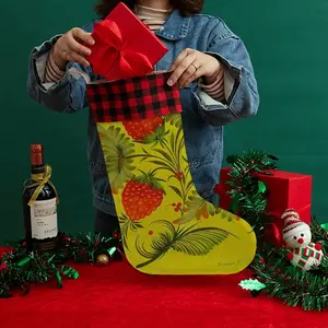 Raspberry Christmas Gift Socks