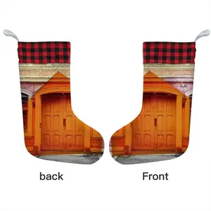 Orange Entrance Christmas Gift Socks