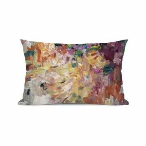 Fading Flowers Polyester Pillow (Rectangle, Multi-Size)