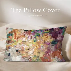 Fading Flowers Polyester Pillow (Rectangle, Multi-Size)