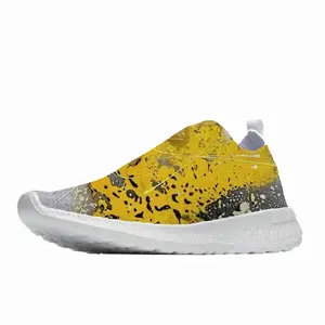 Men Basic Yellow Laceless Popcorn Shoes