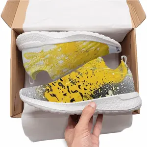 Men Basic Yellow Laceless Popcorn Shoes