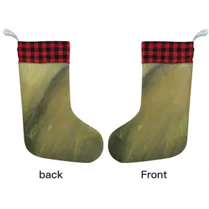 Green Landscape No6 Christmas Gift Socks