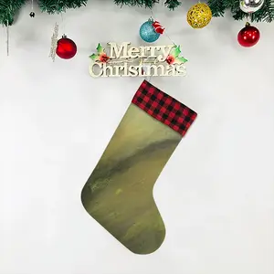 Green Landscape No6 Christmas Gift Socks