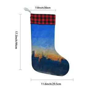 Sunset Cityscape Christmas Gift Socks