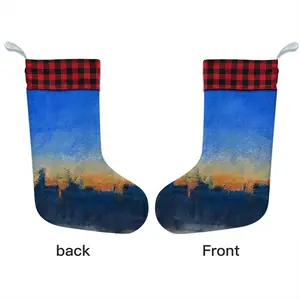 Sunset Cityscape Christmas Gift Socks