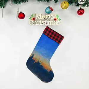 Sunset Cityscape Christmas Gift Socks