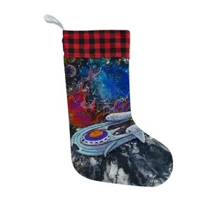 Space Flight Christmas Gift Socks