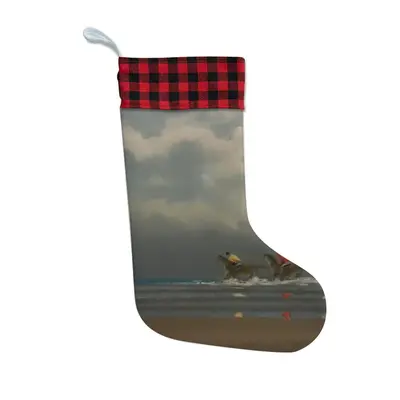 Beach With Riders Christmas Gift Socks