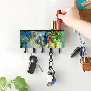 Boy With Bird Wall Mounted Key Hook