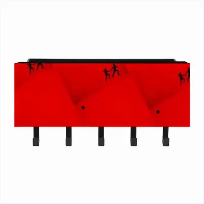 Deep Red (Decomposition) Wall Mounted Key Hook