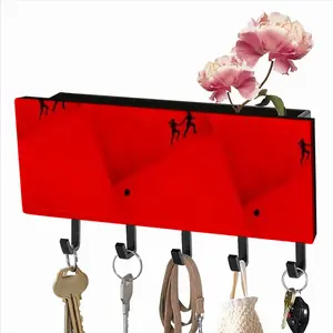 Deep Red (Decomposition) Wall Mounted Key Hook