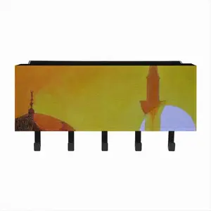 Sunset In Istanbul Wall Mounted Key Hook