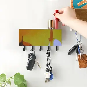 Sunset In Istanbul Wall Mounted Key Hook