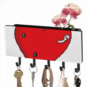 Love Worm Wall Mounted Key Hook