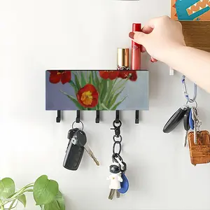 Tulips Wall Mounted Key Hook