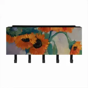 Sunflowers Wall Mounted Key Hook