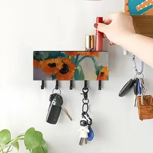 Sunflowers Wall Mounted Key Hook