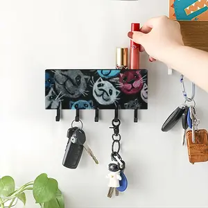 Cats Wall Mounted Key Hook