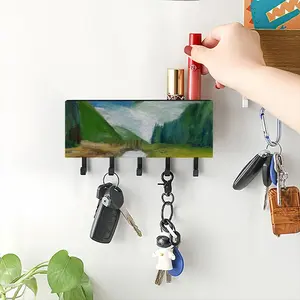 Beauty Of Lake Wall Mounted Key Hook