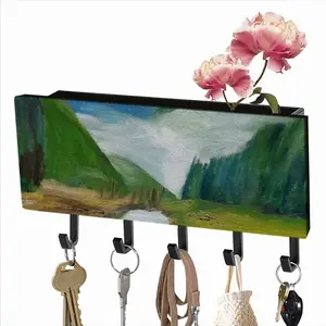 Beauty Of Lake Wall Mounted Key Hook