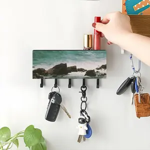 Breaking Waves Wall Mounted Key Hook