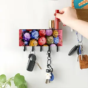 Beautiful Like Roses Wall Mounted Key Hook