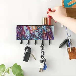 Follow The Crowd Wall Mounted Key Hook