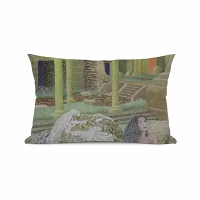 It Was Her Favorite Time Of Day Polyester Pillow (Rectangle, Multi-Size)