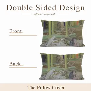 It Was Her Favorite Time Of Day Polyester Pillow (Rectangle, Multi-Size)