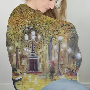 Barcelona On A Rainy Night Nursing Cover