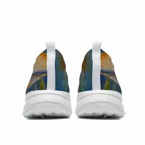 Men Sailboat In The Sunset Laceless Popcorn Shoes